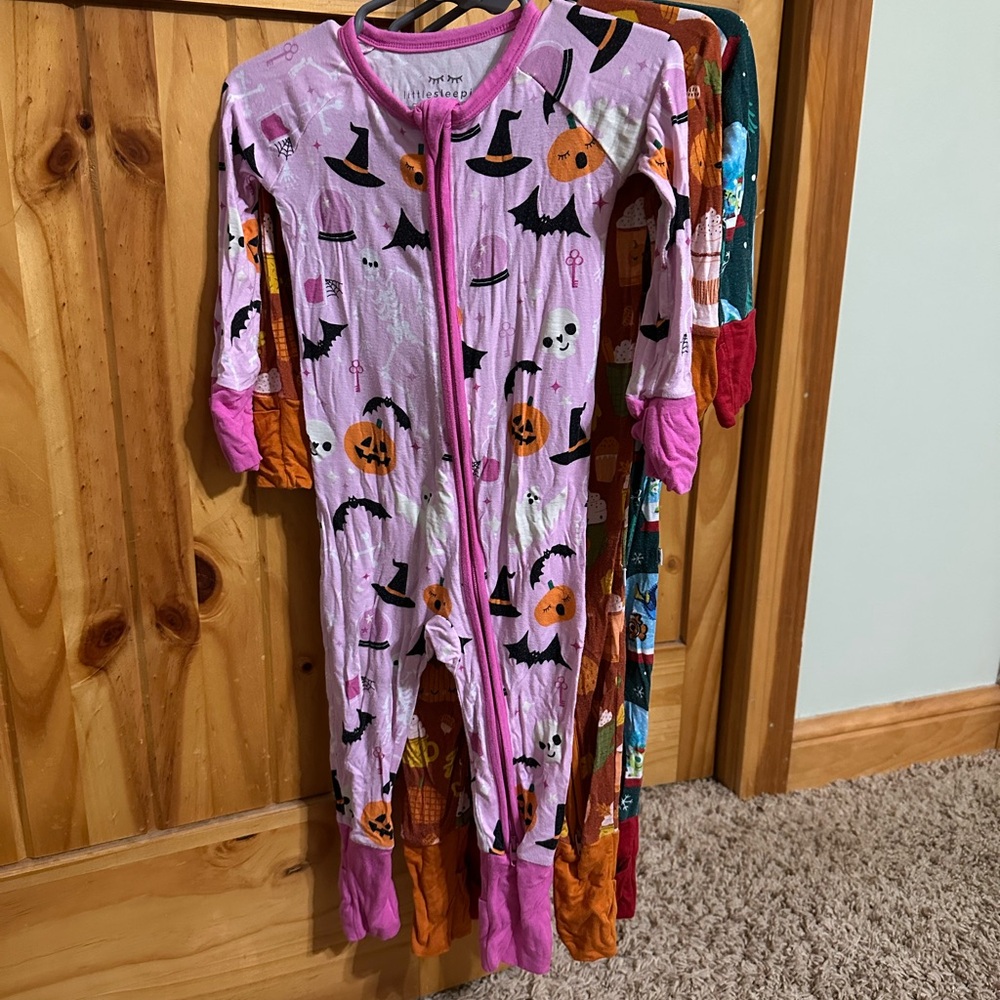 Little Sleepies Pink Halloween Pajama